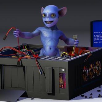 Computer Gremlins at Indigo Ross