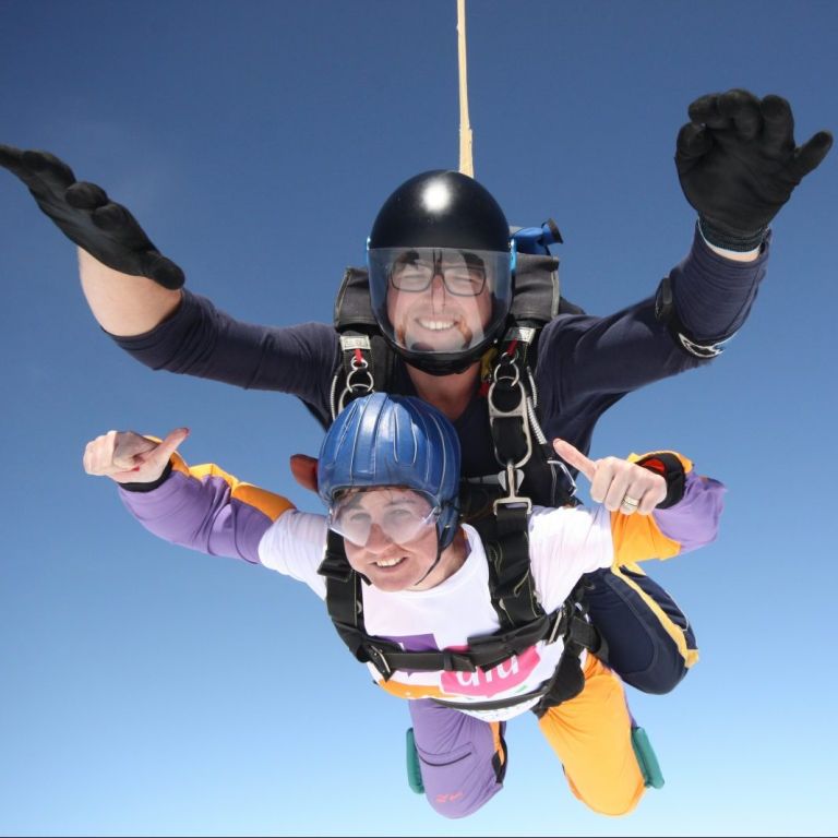 Melissa Frost, Indigo Ross - Charity Sky Dive