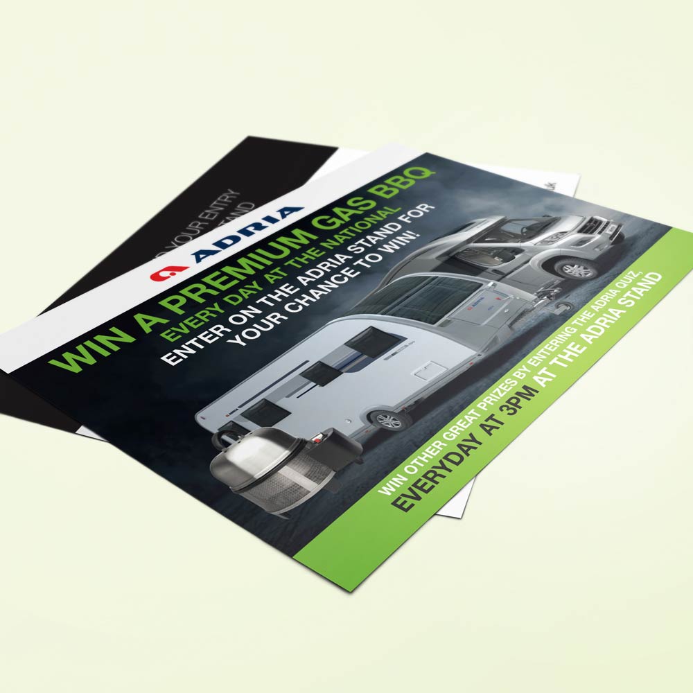 Adria - Competition Offer Leaflet Design and Print