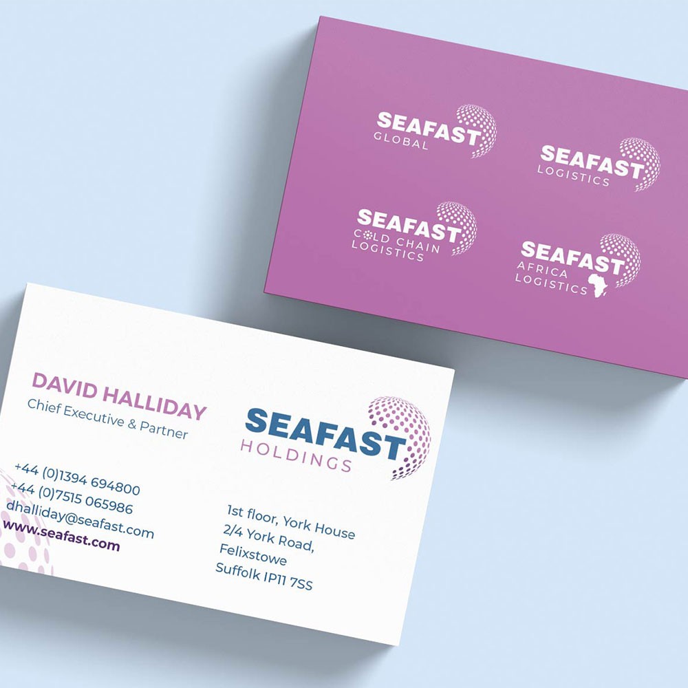 Business Cards Design and Print for Seafast