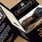 Leaflet design and print by Indigo Ross for Nethergate, Sudbury, Suffolk