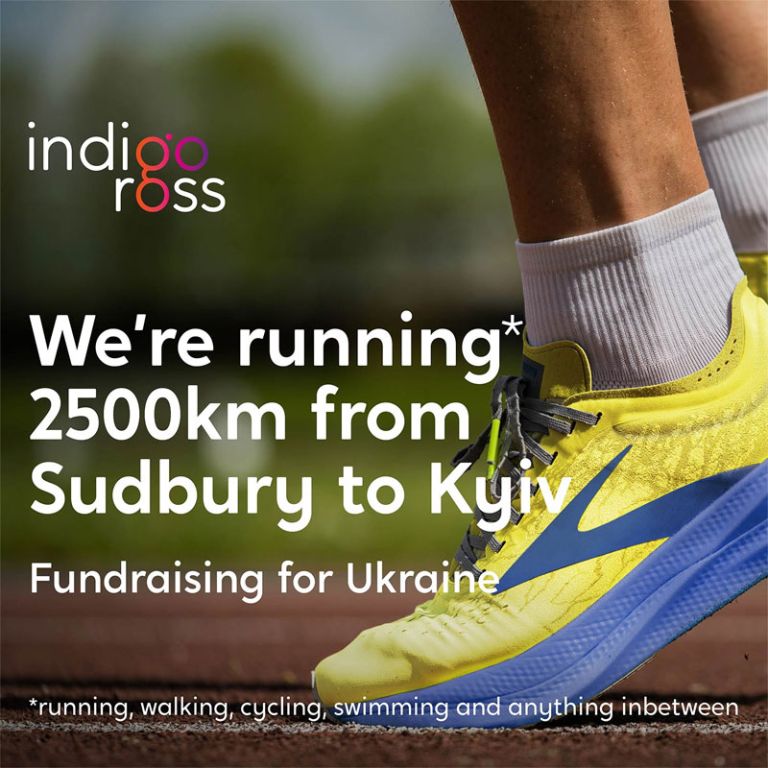 Indigo Ross Ukraine Fundraising