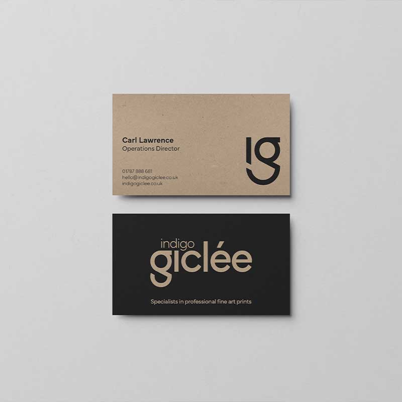 Business Card Design and Print by Indigo Ross in Sudbury, Suffolk