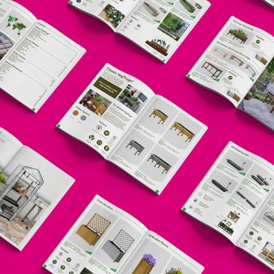 Catalogue Design and Print for VegTrug in Highwoods, Colchester by Indigo Ross