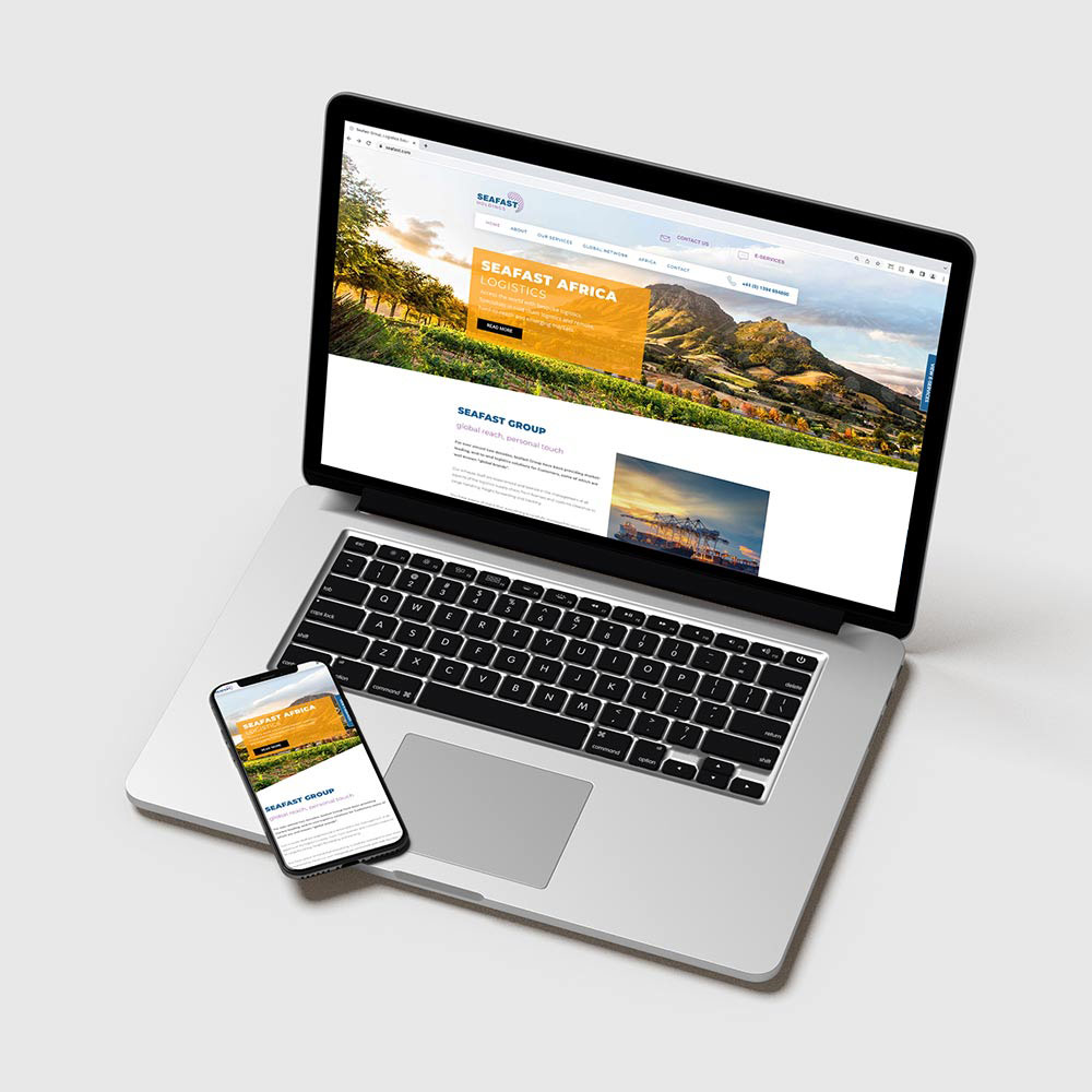 Website Design for Seafast Group in Felixstowe, Suffolk