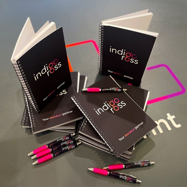Branded Notebooks. Design and Printed at Indigo Ross in Sudbury, Suffolk