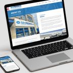 Picture showing John Fredericks Website Design on Laptop and Phone