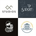 4 Custom Logo Designs by Indigo Ross
