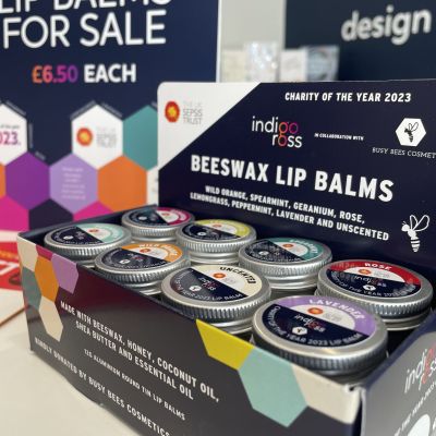 Lip balms for sale for Charity of the Year