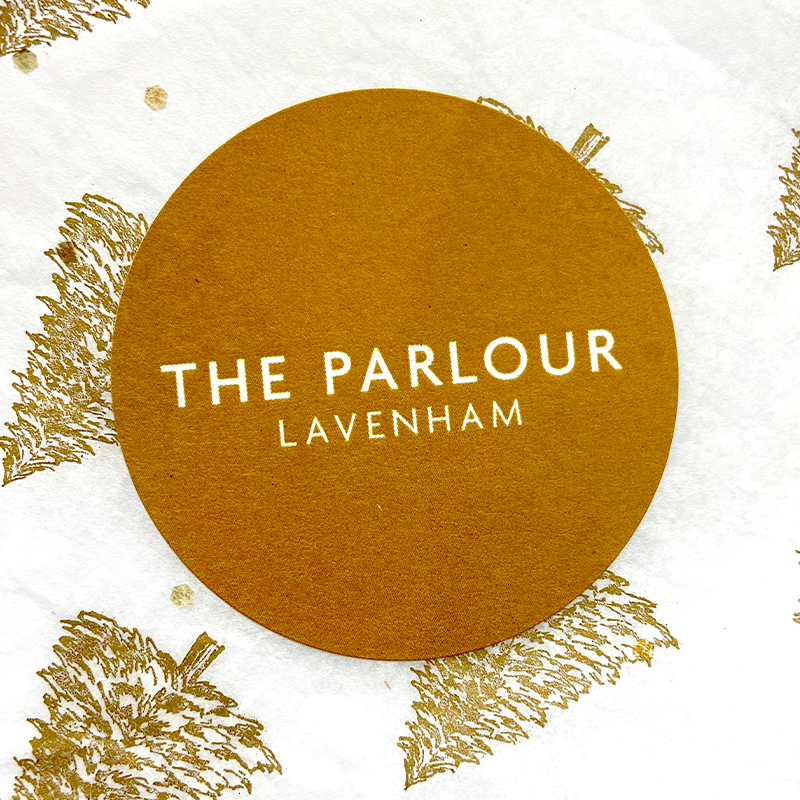 Sticker for The Parlour in Lavenham by Indigo Ross