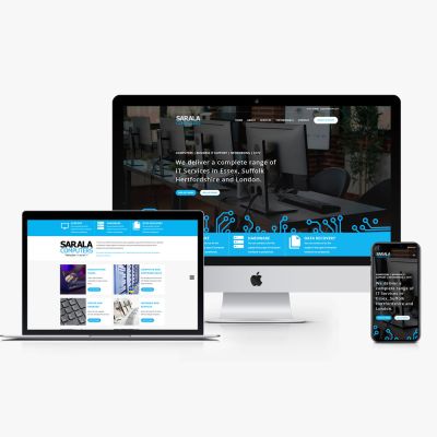 website design for Sarala in Bury St Edmunds