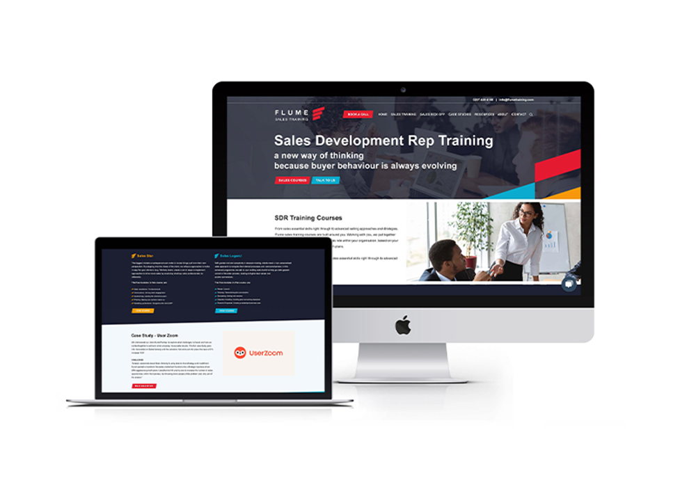 Flume Training based in London, Website Design - Sudbury, Suffolk
