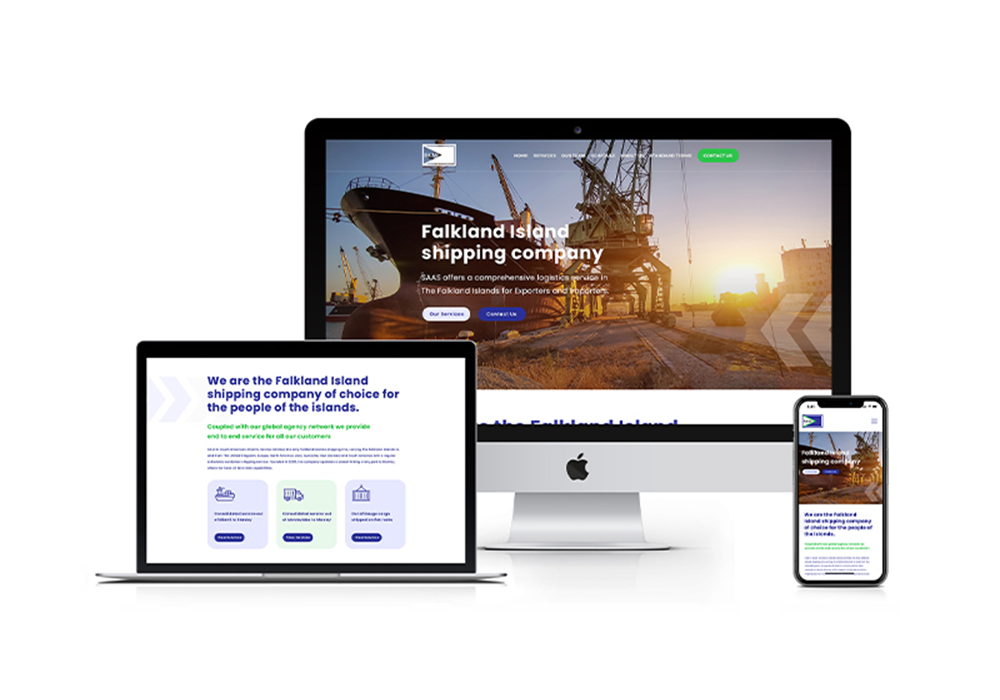 SAAS Falklands Website Design - Sudbury, Suffolk