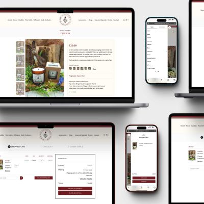 Website Design for Hare Cottage Craft in Suffolk