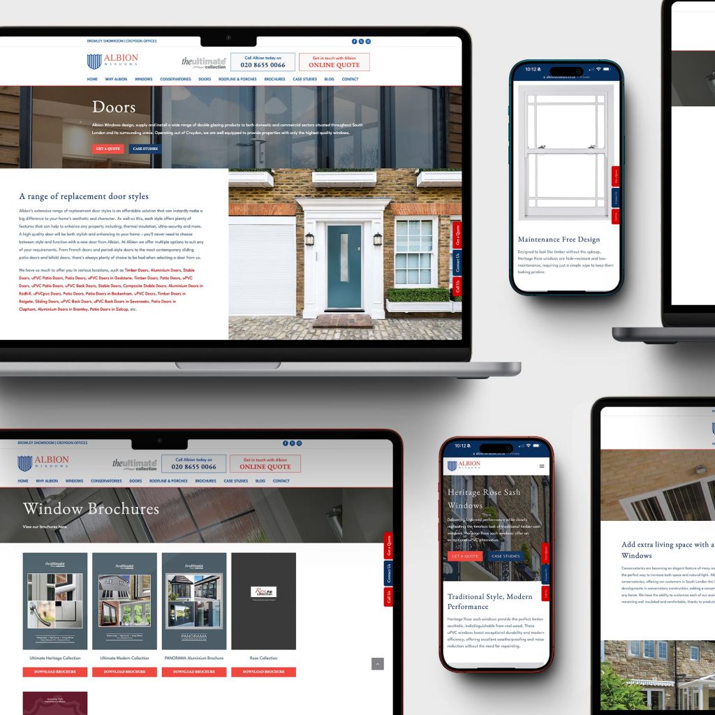 Case Study: Albion Windows Website Design & Development