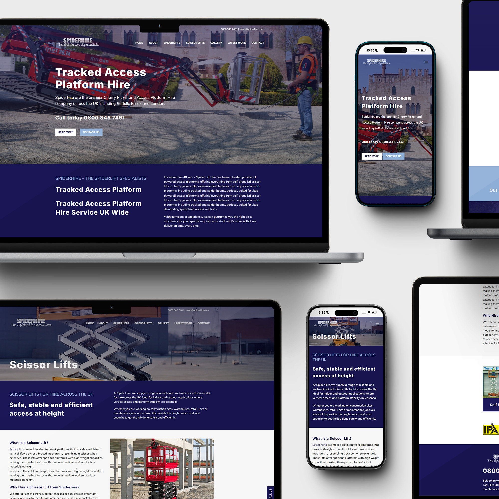 Spiderhire Website Optimisation by Indigo Ross