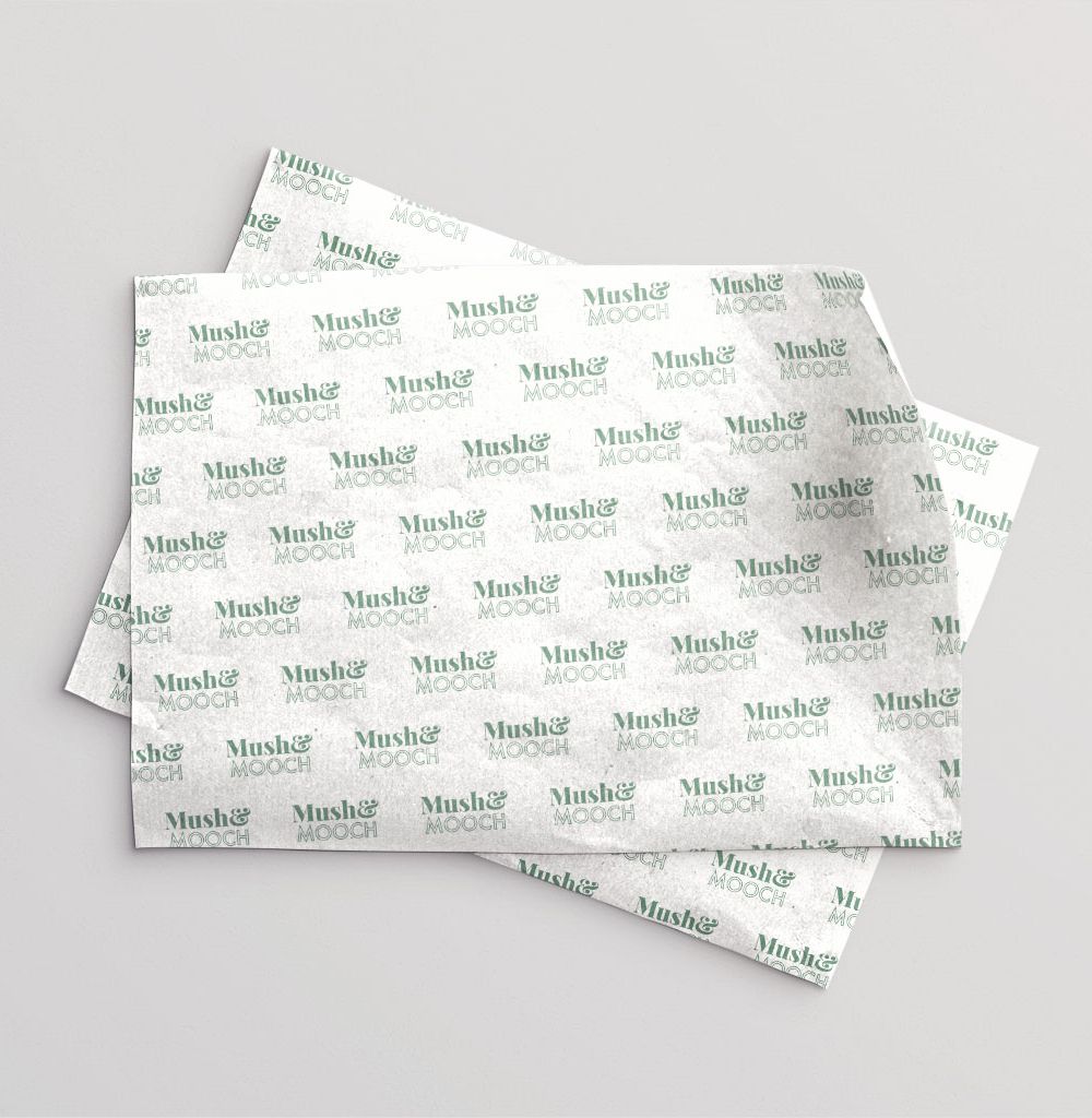 Custom Greaseproof Paper for Mush and Mooch