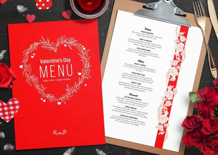 Love is in the Air: Menu & Flyer Ideas for a Memorable Valentine’s Day