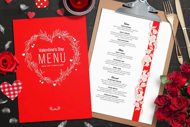 Valentines Day Menus