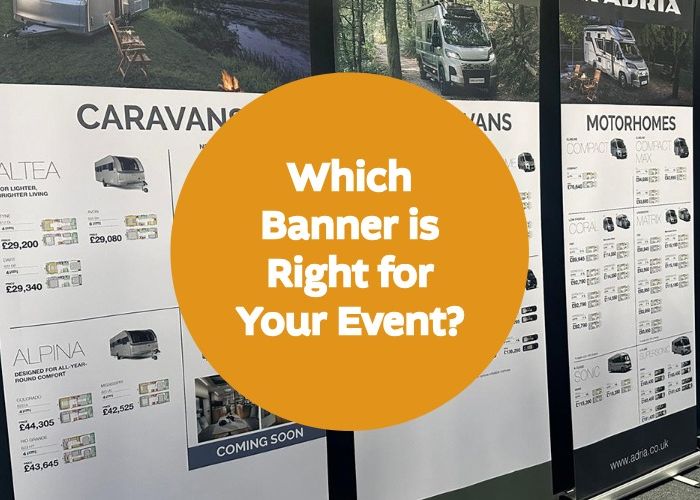 Roller Banner vs. PVC Banner: Which is Right for Your Event?