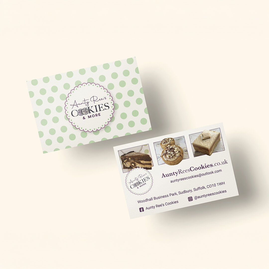 Custom Business Cards for Aunty Ree's