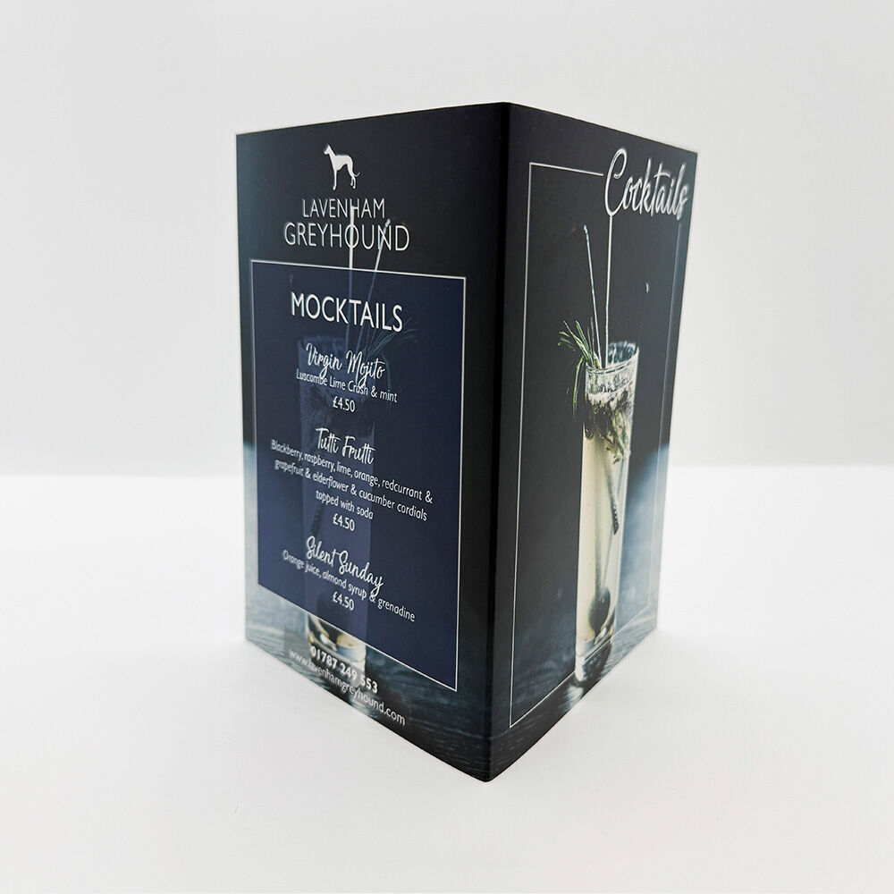 Custom Cocktail Printing for Lavenham Greyhound