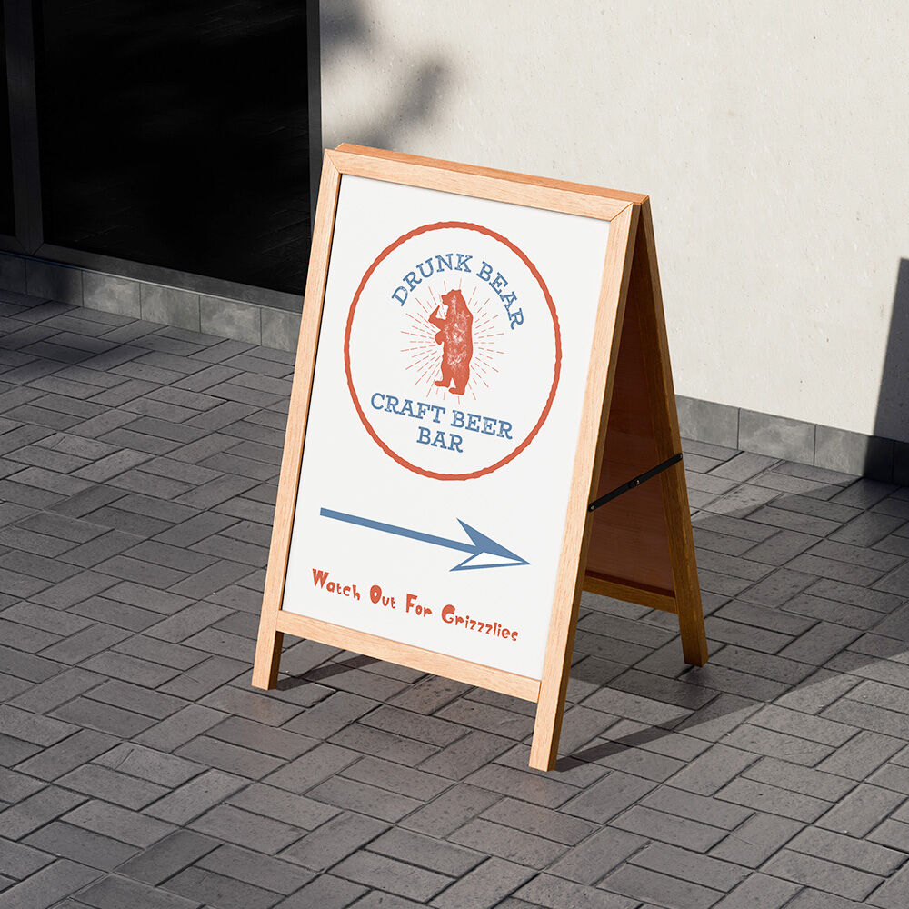 Custom Signage A Frame Board