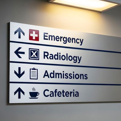 Custom ACM Hospital Signage