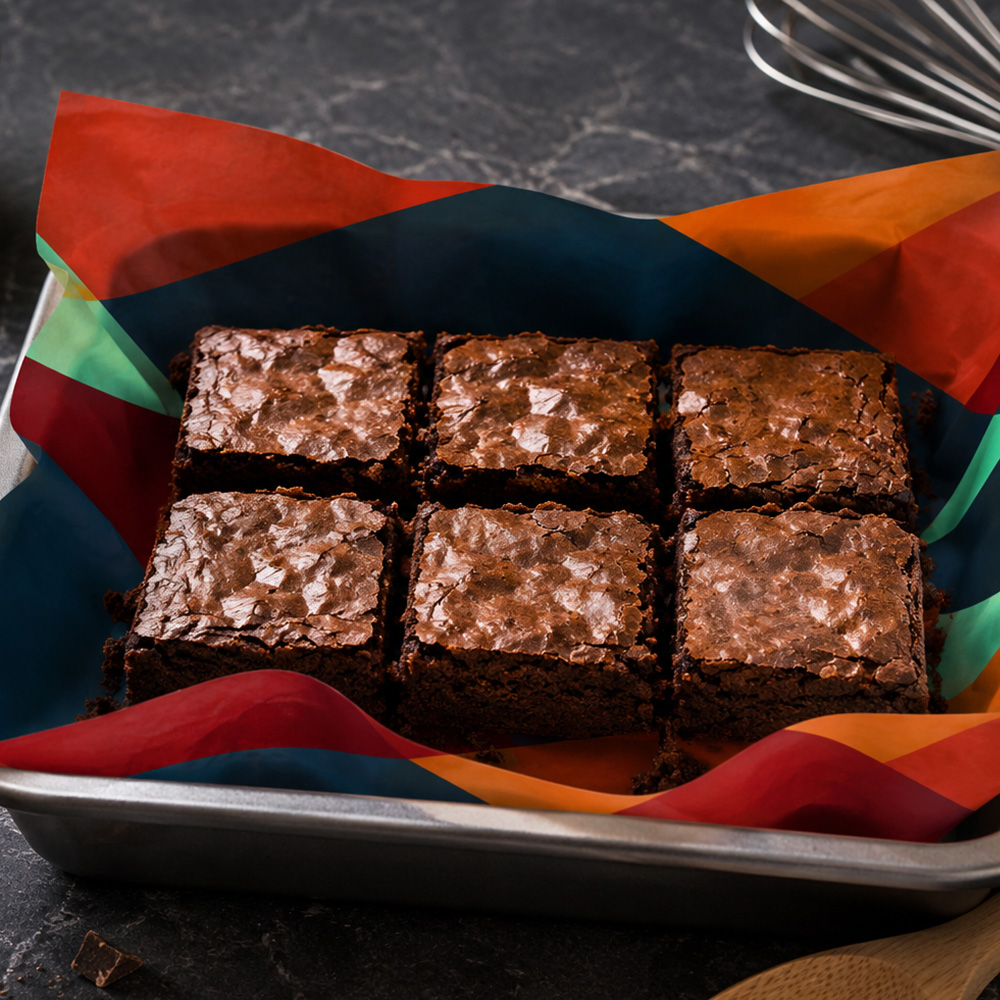 Coloured greaseproof paper
